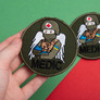 Набор шевронов 2 шт на липучке MEDIC хаки 7,5х7,5 см, вышитый патч шеврон нашивка медика, медицинский, медик, фото 2