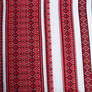 Тканина декоративна Анастасія з орнаментом червона етнічний візерунок, фото 3 Тканина декоративна Анастасія з орнаментом червона етнічний візерунок, фото 3