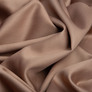 Тканина сатин для постільної білизни однотонна, щіл 130 гр/м2 210 ТС, бавовна, 240 см V-52 кава, фото 2