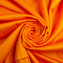 Satin fabric for bed linen, plain, 130 g/m2, 210 TC, cotton V-7 помаранч, фото 1