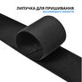 Sew-On Black Hook and Loop Tape IDEIA, 10 cm | Reinforced, Durable Velcro Tape for Sewing Clothes, Bags, Shoes | Hook and Soft Side (Per Meter) чорна, фото 6