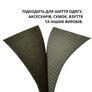 Стрічка липучка пришивна в рулоні 25 м, ширина 10 см IDEIA, посилена, міцна велкро-стрічка для одягу, сумок, взуття, гачок та м`яка частина (2 рулони) хакі, фото 5