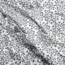 Тканина фланель бавовна, 230 см, 155 гр/м2, Сніжинки сірі, фото 2