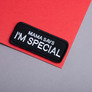 Set of 2 Patches with Velcro "Mama Says I Am Special" 4x9 cm Embroidered Patch Badge, фото 8