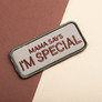 Набор шевронов 2 шт с липучкой "Mama says I am special" 4x9 см "Мама говорит, что я особенный" вышитый патч шеврон нашивка, фото 9 Набор шевронов 2 шт с липучкой "Mama says I am special" 4x9 см "Мама говорит, что я особенный" вышитый патч шеврон нашивка, фото 9