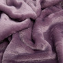 Тканина махрове полотно Велсофт, 175 см, 400 гр/м2, м`яка тканина для пледів, халатів, піжам, покривал темний бузок, фото 2 Тканина махрове полотно Велсофт, 175 см, 400 гр/м2, м`яка тканина для пледів, халатів, піжам, покривал темний бузок, фото 2