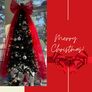Decorative Christmas tree bow 65х200 cm large red tulle червоний , фото 6 Decorative Christmas tree bow 65х200 cm large red tulle червоний , фото 6