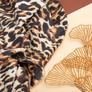 Ranfors coarse calico fabric M05182/8 Лео коричн., фото 4