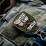 Set of 2 Patches with Velcro "Infantry of the Armed Forces of Ukraine" 7x9.5 cm, Embroidered Patch with Velcro, фото 2
