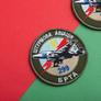 Set of 2 Patches with Velcro Assault Aviation BRTA 299 Khaki 8 cm, Embroidered Patch Insignia Velcro, фото 4