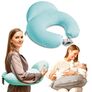 Feeding Pillow "Couch" 60x70x16 cm cotton hypoallergenic fiber смужка м`ятна, фото 1 Feeding Pillow "Couch" 60x70x16 cm cotton hypoallergenic fiber смужка м`ятна, фото 1