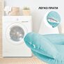 Feeding Pillow "Couch" 60x70x16 cm cotton hypoallergenic fiber смужка м`ятна, фото 3 Feeding Pillow "Couch" 60x70x16 cm cotton hypoallergenic fiber смужка м`ятна, фото 3