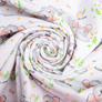 Flannel Cotton Fabric, 180 cm, 155 g/m², Children`s Print 10-0668 GREY, soft fabric for bedding and swaddles, фото 1 Flannel Cotton Fabric, 180 cm, 155 g/m², Children`s Print 10-0668 GREY, soft fabric for bedding and swaddles, фото 1