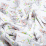 Flannel Cotton Fabric, 180 cm, 155 g/m², Children`s Print 10-0668 GREY, soft fabric for bedding and swaddles, фото 3 Flannel Cotton Fabric, 180 cm, 155 g/m², Children`s Print 10-0668 GREY, soft fabric for bedding and swaddles, фото 3