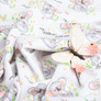 Flannel Cotton Fabric, 180 cm, 155 g/m², Children`s Print 10-0668 GREY, soft fabric for bedding and swaddles, фото 4 Flannel Cotton Fabric, 180 cm, 155 g/m², Children`s Print 10-0668 GREY, soft fabric for bedding and swaddles, фото 4