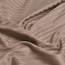 Постільний комплект євро сатин в смужку бавовна натуральна тканина беж, фото 2