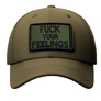 Set of 2 Patches with Hook & Loop "Fuck Your Feelings" 5x8 cm, Embroidered Patch Badge, фото 3