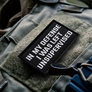 Набір шевронів 2 шт з липучкою In My Defense I Was Left Unsupervised 5х8 см вишитий патч нашивка шеврон, фото 2 Набір шевронів 2 шт з липучкою In My Defense I Was Left Unsupervised 5х8 см вишитий патч нашивка шеврон, фото 2