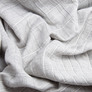 Muslin fabric, triple-layered cotton PIKE, 245 cm wide, 210 g/m² сірий смуга, фото 2 Muslin fabric, triple-layered cotton PIKE, 245 cm wide, 210 g/m² сірий смуга, фото 2