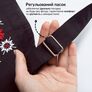 Фартук универсальный с этно вышивкой и карманом, водоотталкивающий, хлопок, большой размер, для женщин и мужчин. шоколад, фото 5 Фартук универсальный с этно вышивкой и карманом, водоотталкивающий, хлопок, большой размер, для женщин и мужчин. шоколад, фото 5
