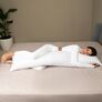 Подушка с наволочкой NORDIC+ для отдыха и сна 40х140 см IDEIA с молнией антиаллергенная белая сіра, фото 12 Подушка с наволочкой NORDIC+ для отдыха и сна 40х140 см IDEIA с молнией антиаллергенная белая сіра, фото 12