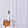 Sheer bamboo fabric with embroidery AJURIA, 295 cm, 56 gr/m2 beyaz, фото 3