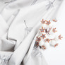 Ranfors coarse calico fabric 7.28087/2 Кульбаби сіра, фото 4