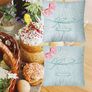 Set of 2 Decorative Pillows 40x40 cm Easter IDEIA, Embroidered Pillow, Festive Decor м`ята, фото 9