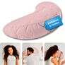 Balance Pillow Ergonomic 46х24х10 cm IDEIA for Neck, Head, and Back, Hypoallergenic, Embroidered, Multifunctional пудра, фото 1