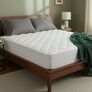 Hotel Mattress Protector 90x200 cm Classic IDEIA Fitted with Perimeter Skirt, Hypoallergenic, White, фото 1