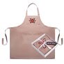 Фартук универсальный с этно вышивкой и карманом, водоотталкивающий, хлопок, большой размер, для женщин и мужчин. капучино, фото 1 Фартук универсальный с этно вышивкой и карманом, водоотталкивающий, хлопок, большой размер, для женщин и мужчин. капучино, фото 1