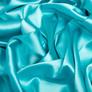 Satin dress fabric Monako, 150 cm wide, 145 g/m², glossy finish, ideal for evening dresses, satin fabric, silk-like fabric св/бірюза, фото 2