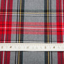 Тканина костюмна Кліточка, 148 см, 265 г/м², Клітка, Шотландка, костюмка сіро червона, фото 5