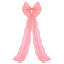 Decorative Christmas tree bow 65х200 cm large red tulle пудра, фото 1 Decorative Christmas tree bow 65х200 cm large red tulle пудра, фото 1
