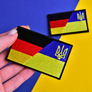 Шеврон на липучке Флаг Германии и Украины, Германия, ФРГ, вышитый патч нашивка, фото 4 Шеврон на липучке Флаг Германии и Украины, Германия, ФРГ, вышитый патч нашивка, фото 4