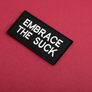 2-Piece Embrace the Suck Patch Set with Hook Backing – 4×8 cm Embroidered Tactical Morale Patches, фото 8