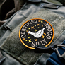Certified Silly Goose Patch 7,6 cm Embroidered Hook-Backed Morale Patch for Tactical Backpack, Vest, Dog Harness, Helmet, or Gear, фото 3