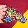 Шеврон нашивка Freedom Fries Patch 5×8 см вишитий патч нашивка на липучці, фото 3 Шеврон нашивка Freedom Fries Patch 5×8 см вишитий патч нашивка на липучці, фото 3