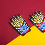 Шеврон нашивка Freedom Fries Patch 5×8 см вишитий патч нашивка на липучці, фото 7 Шеврон нашивка Freedom Fries Patch 5×8 см вишитий патч нашивка на липучці, фото 7
