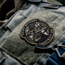 Saint Michael Patch with Hook-and-Loop Backing 7х7.6 cm Embroidered Morale Patch, фото 2 Saint Michael Patch with Hook-and-Loop Backing 7х7.6 cm Embroidered Morale Patch, фото 2