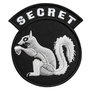 Secret Squirrel Patch with Hook-and-Loop Backing 7.5×8.5 cm Embroidered Tactical Morale Patch, фото 1