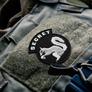 Secret Squirrel Patch with Hook-and-Loop Backing 7.5×8.5 cm Embroidered Tactical Morale Patch, фото 2