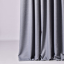 Plain curtain fabric Loft, 315 cm wide, drapery fabric, suitable for curtains, drapes, and sheers V-17 сіра, фото 1