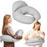 Feeding Pillow "Couch" 60x70x16 cm cotton hypoallergenic fiber кошенята сіра, фото 1 Feeding Pillow "Couch" 60x70x16 cm cotton hypoallergenic fiber кошенята сіра, фото 1