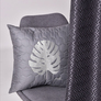 Покривало на ліжко 220х240 см та 2 шт подушка декор IDEIA двосторонне, міцна стібка тканини, антиалергенне волокно сірий, фото 4