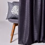 Jacquard curtain fabric Zigzag, 290 cm wide, drapery fabric suitable for curtains, drapes, and sheers G1957 графіт, фото 4 Jacquard curtain fabric Zigzag, 290 cm wide, drapery fabric suitable for curtains, drapes, and sheers G1957 графіт, фото 4