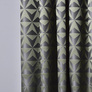 Jacquard curtain fabric Kaleidoscope, 295 cm wide, drapery fabric suitable for curtains, drapes, and sheers E27 олива, фото 2