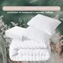Комплект постільної білизни євро Cloud Dream IDEIA жатка, подарункова упаковка білий, фото 7