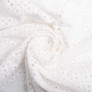 Batiste broderie fabric Molly, 130 cm wide, 123 g/m², cotton, natural fabric suitable for clothing молоко, фото 1