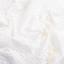 Batiste broderie fabric Molly, 130 cm wide, 123 g/m², cotton, natural fabric suitable for clothing молоко, фото 3
